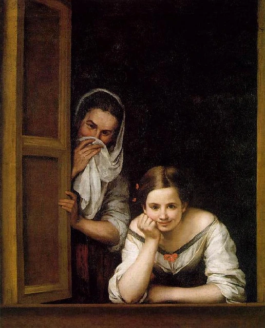 Two Women at a Window, 1670